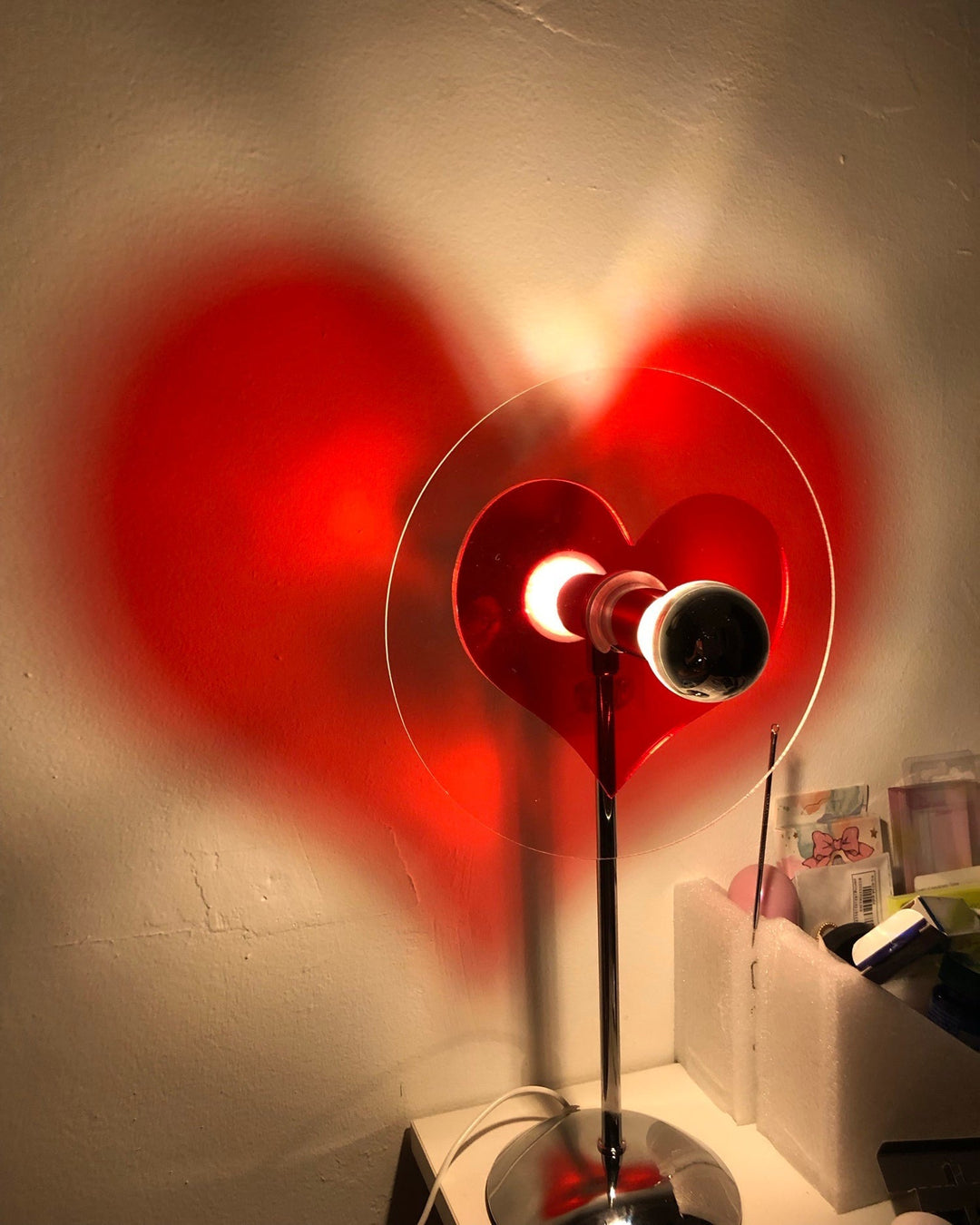 Lisslune | LoveGlow – Elegant Table Lamp with Rechargeable LED