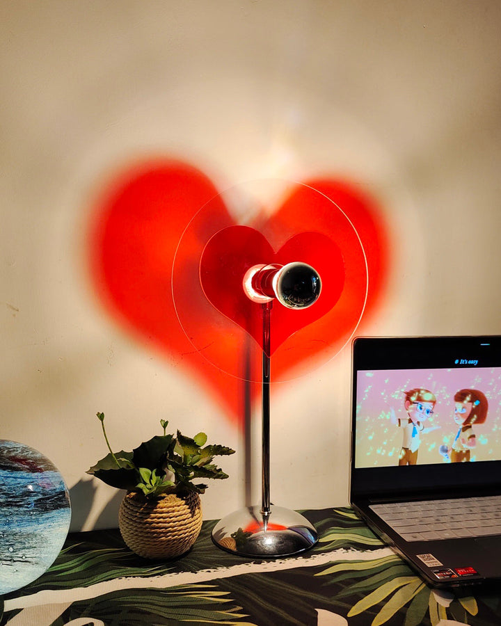 Lisslune | LoveGlow – Elegant Table Lamp with Rechargeable LED