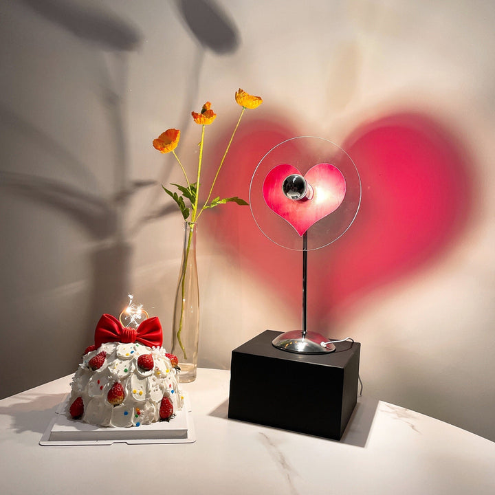 Lisslune | LoveGlow – Elegant Table Lamp with Rechargeable LED