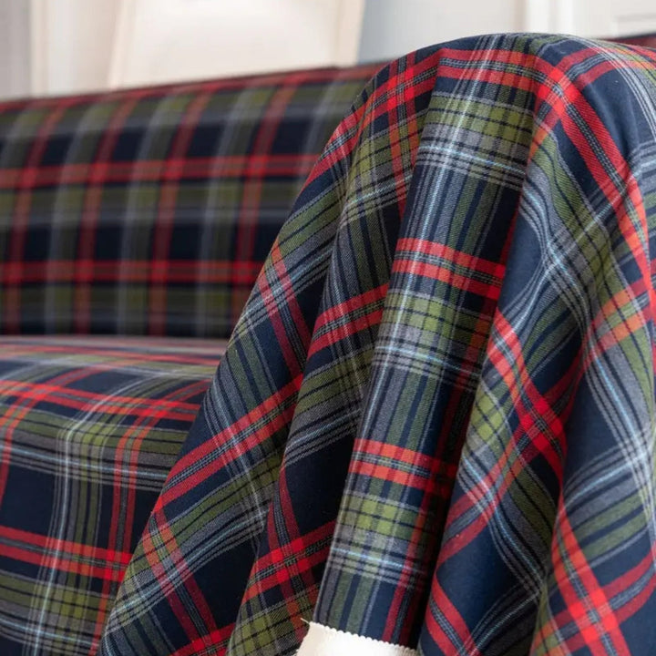 Lisslune | Hearthline Cottage Plaid Sofa Cover