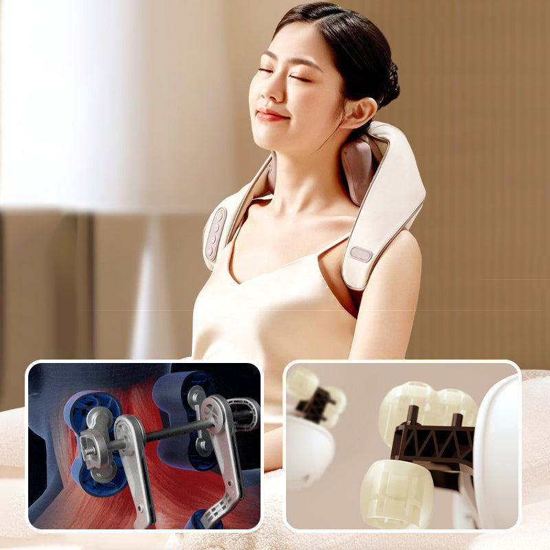 Lisslune | Heat-Bliss | Therapeutic massage device for neck and shoulder tension