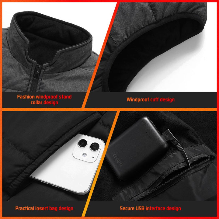 Lisslune | Heated Gilet with Battery Pack – Stylish Heated Vest for Ultimate Warmth for Men & Women