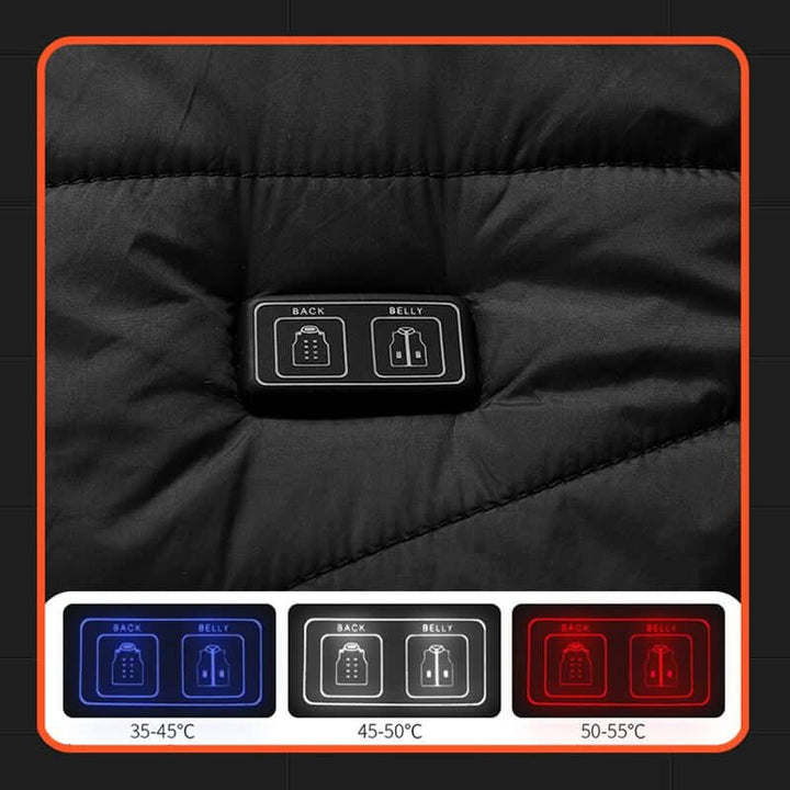 Lisslune | Heated vest with 13 heating zones for cold days