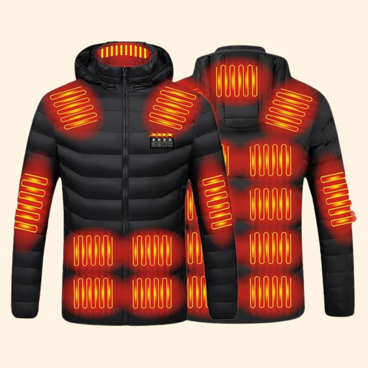 Lisslune | Men’s & Women’s Heated Jacket – Best Rechargeable Heated Puffer Coat, Lightweight Battery Heated Winter Jacket UK