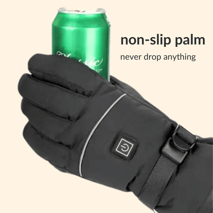 Lisslune | Heated Gloves | Water-Repellent, Touchscreen-Compatible & Ideal for Outdoor Winter Activities