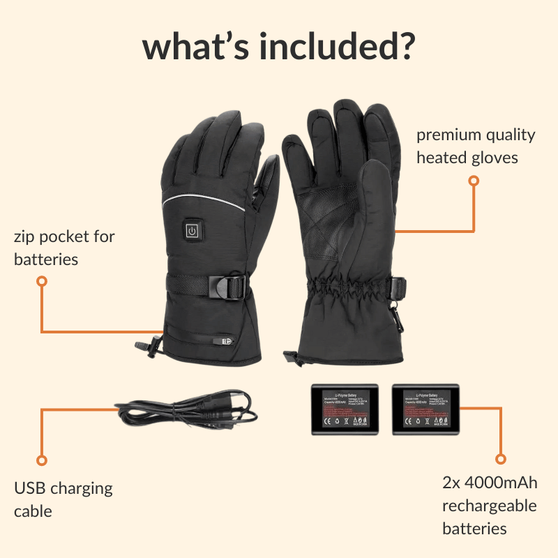 Lisslune | Winter-Ready Heated Gloves – Ideal for Outdoor Activities