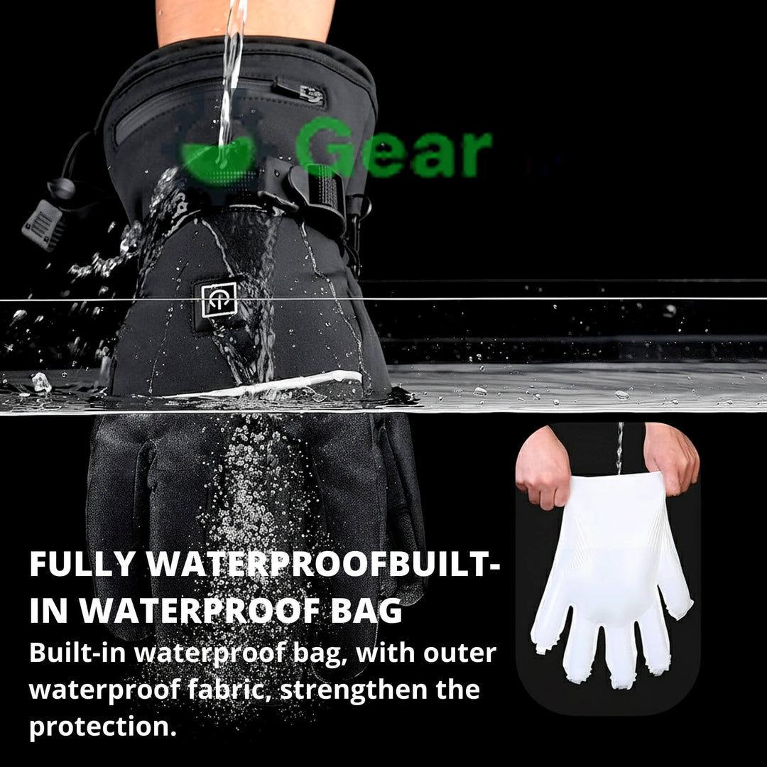 Lisslune | Heated Gloves for Raynaud’s & Arthritis UK – Rechargeable Waterproof Thermal Gloves with 3 Heat Levels for Pain Relief