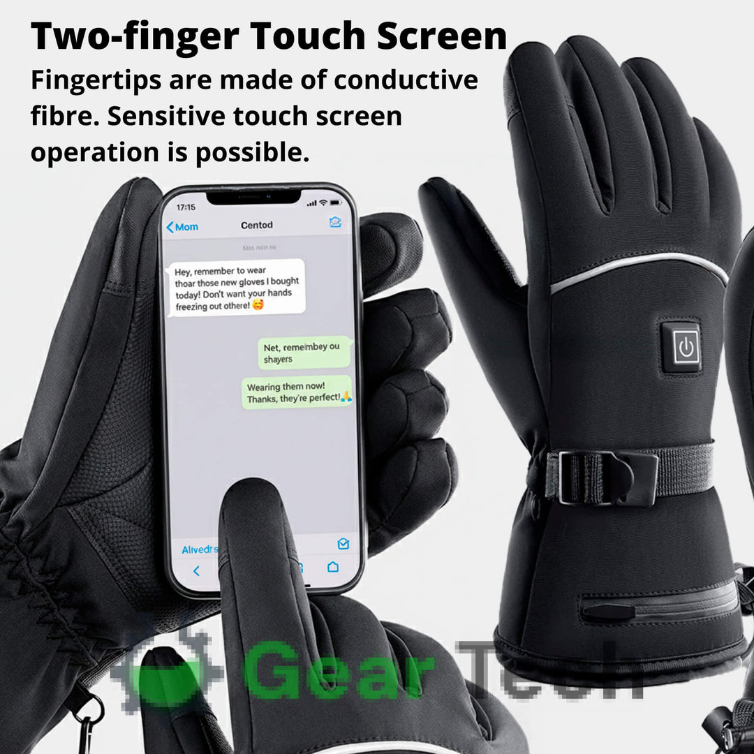 Lisslune | Heated Gloves for Raynaud’s & Arthritis UK – Rechargeable Waterproof Thermal Gloves with 3 Heat Levels for Pain Relief