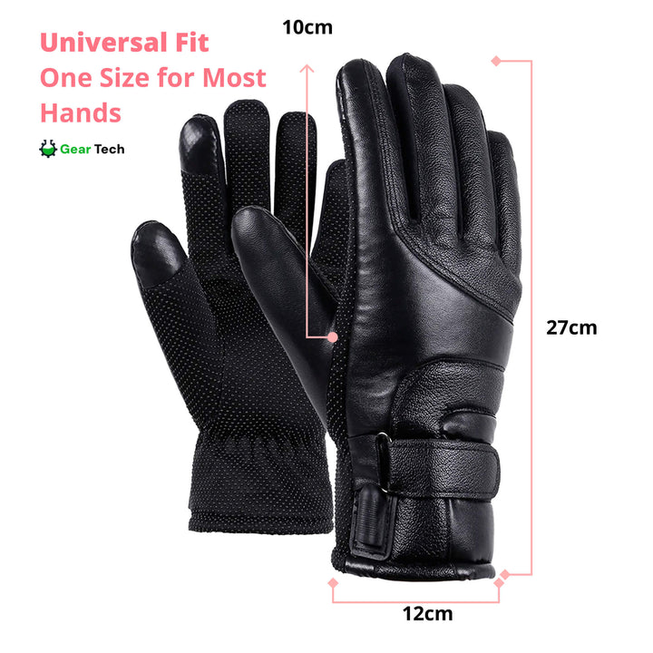 Lisslune | Heated Gloves for Women UK – Ladies Thermal Waterproof Winter Gloves with Touch Screen & USB Rechargeable Warm Design