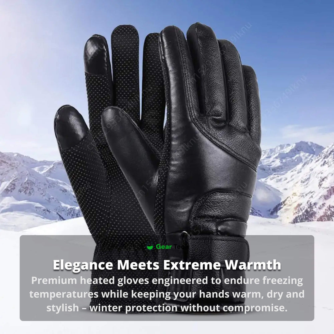 Lisslune | Heated Gloves for Women UK – Ladies Thermal Waterproof Winter Gloves with Touch Screen & USB Rechargeable Warm Design