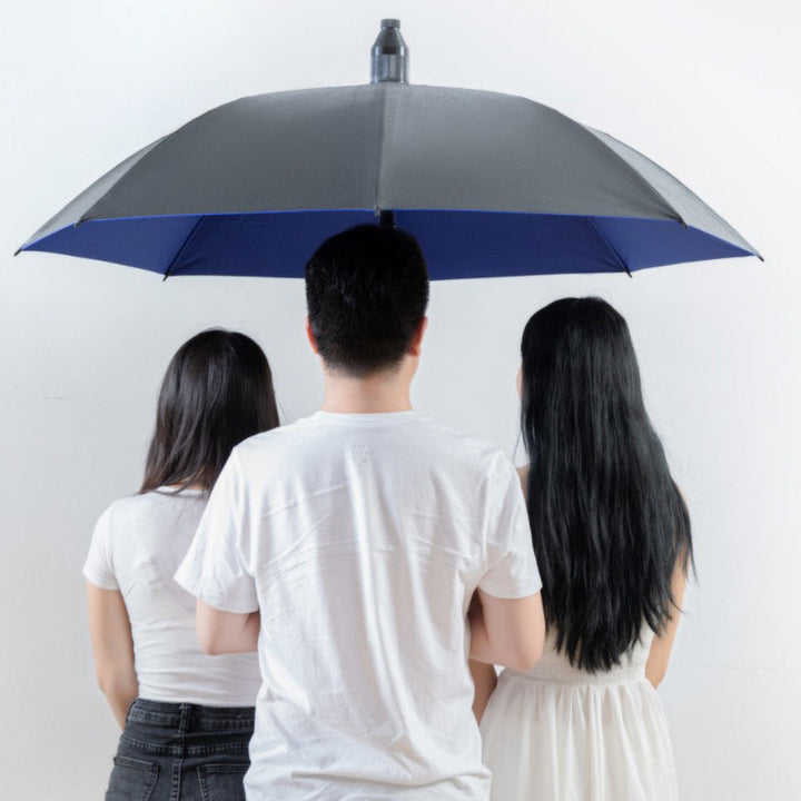 Lisslune | StormShield Heavy-Duty Windproof Umbrella with Curved Handle