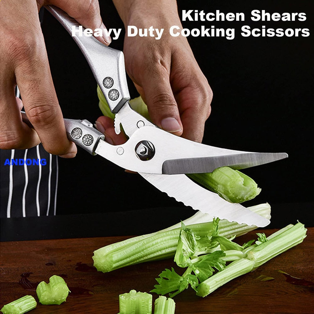 Lisslune | Heavy Duty Stainless Steel Bone-Cut Scissors