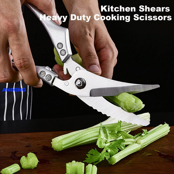 Lisslune | Heavy Duty Stainless Steel Bone-Cut Scissors