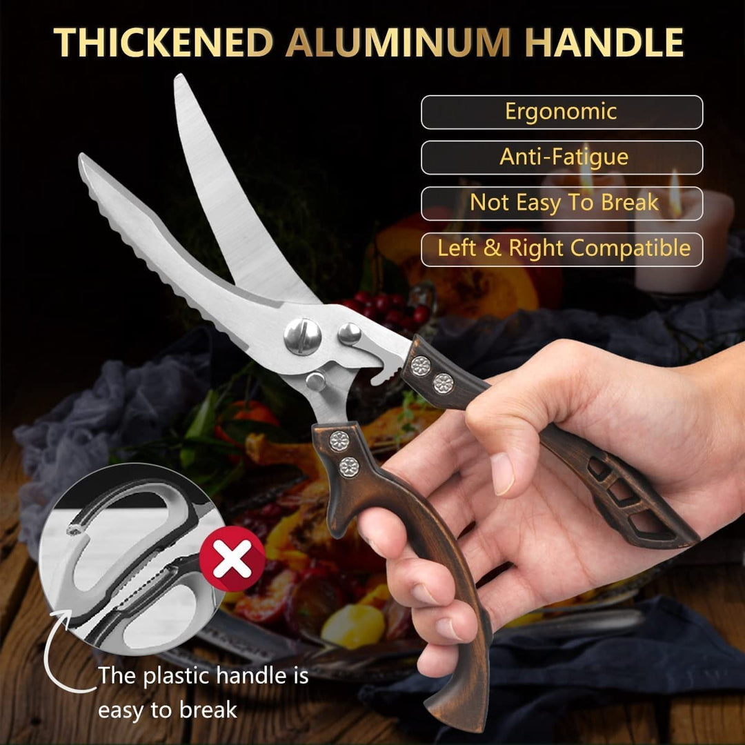 Lisslune | Heavy Duty Stainless Steel Bone-Cut Scissors