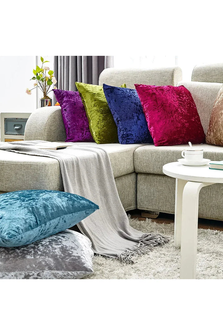 Lisslune | Beige velvet cushion cover
