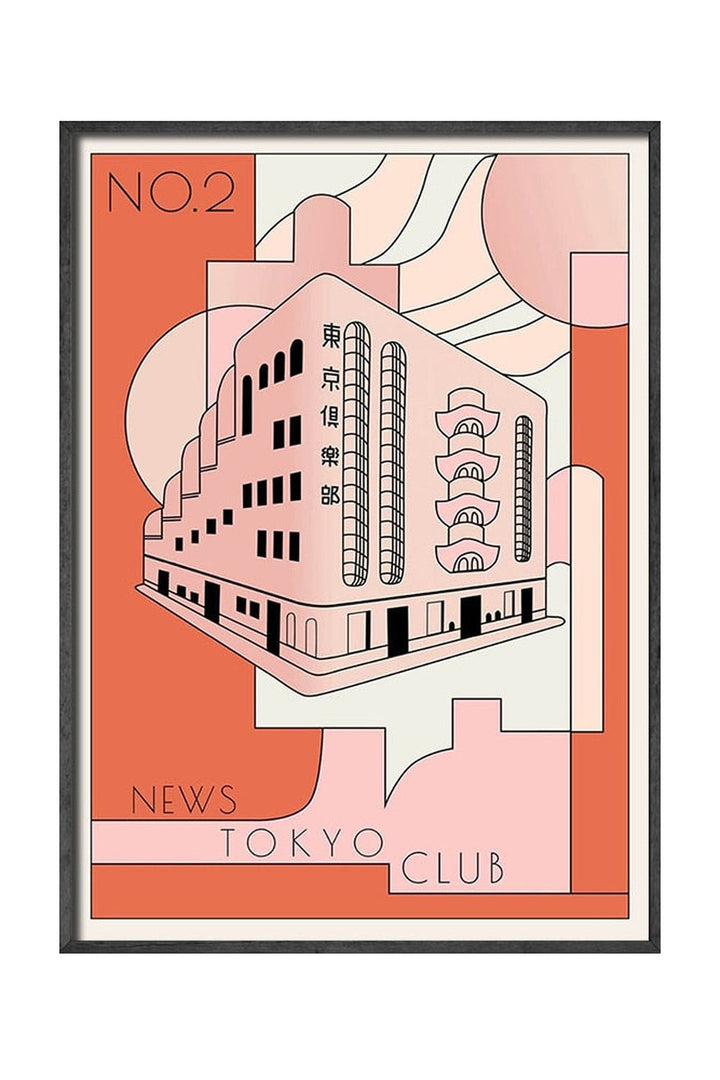 Lisslune | Tokyo Club Canvas Poster