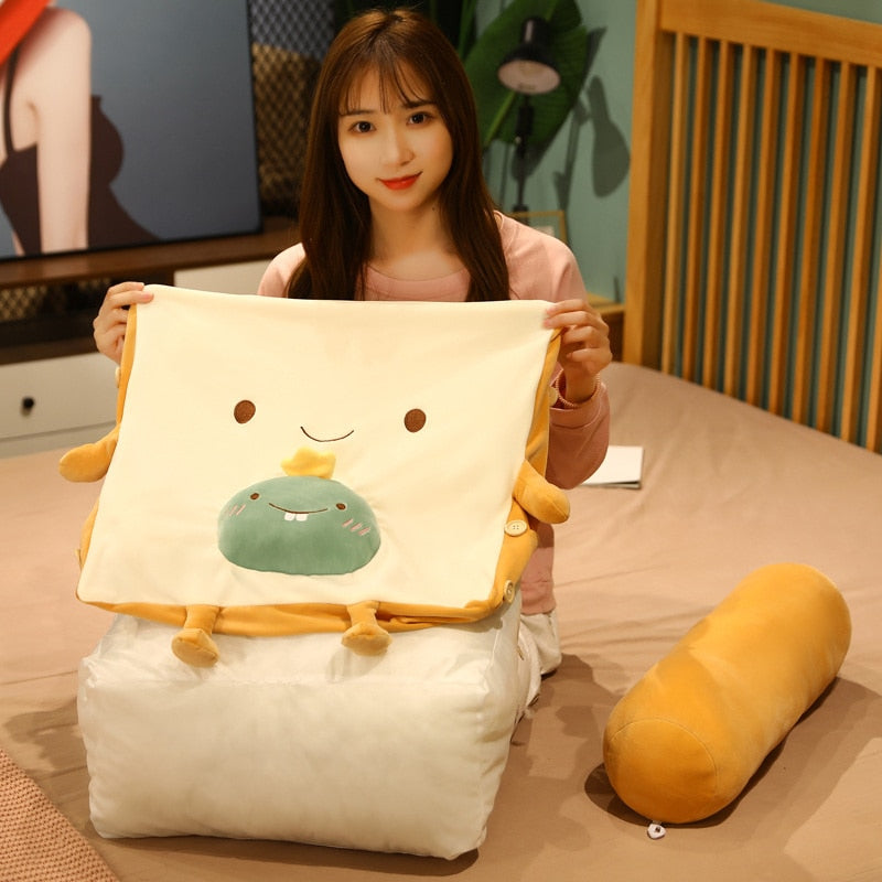 Lisslune | Fruity Toast Bread Comfy Pillow