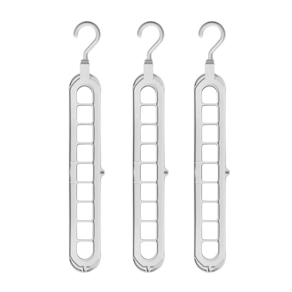 Lisslune | Chic circular 9-hole plastic closet organizer
