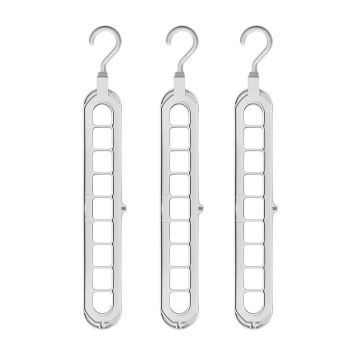 Lisslune | Chic circular 9-hole plastic closet organizer