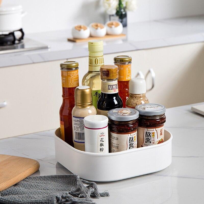 Lisslune | Versatile 360° Rotatable Storage Organizer for Makeup and Kitchen with Generous Capacity