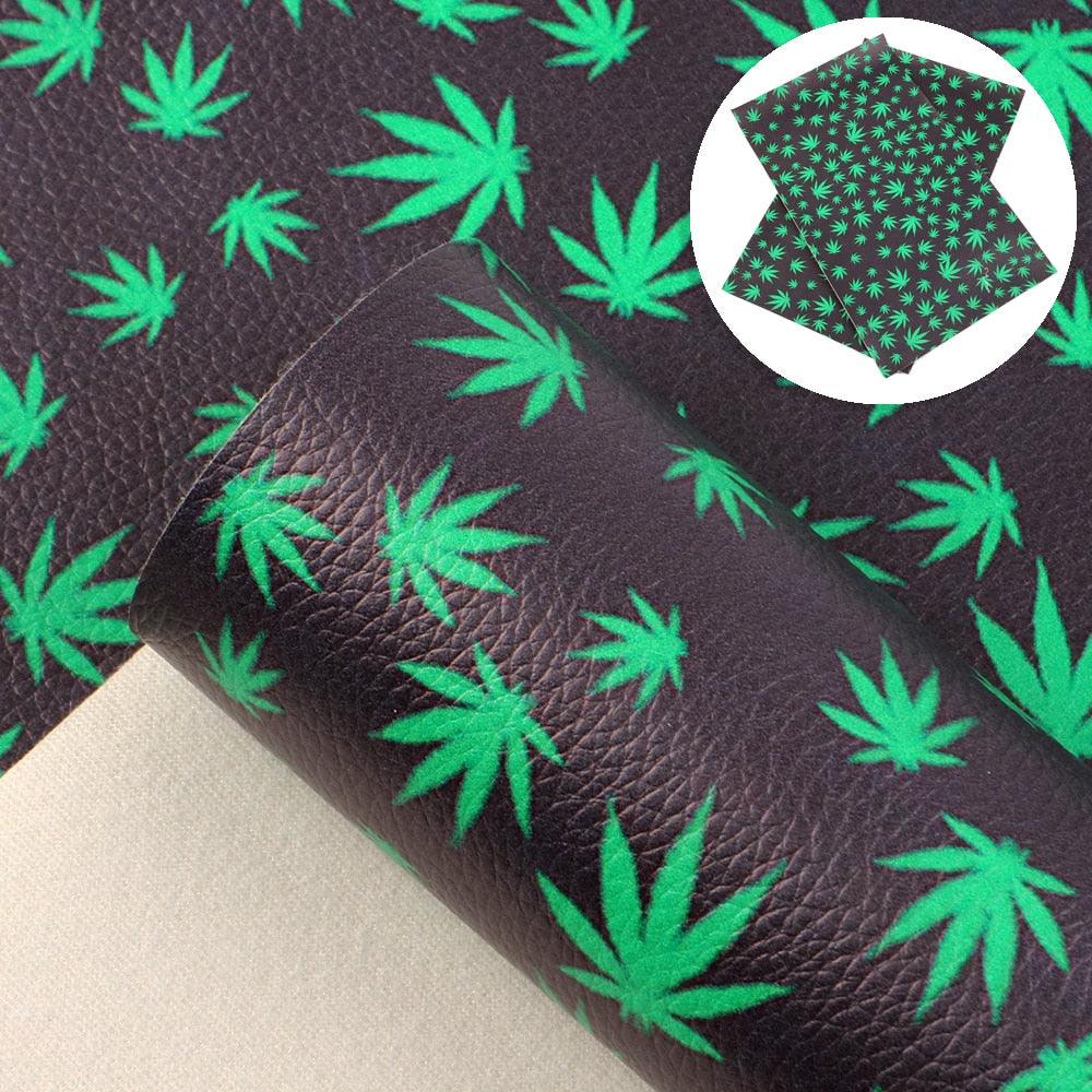 Lisslune | Christmas Blossom Synthetic Leather Craft Sheets - Create Your Holiday Magic!