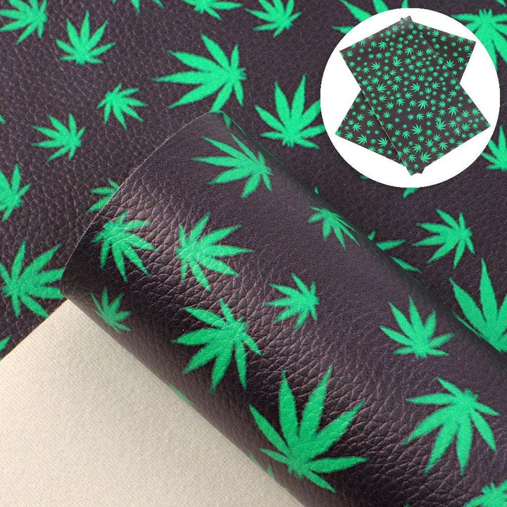 Lisslune | Christmas Blossom Synthetic Leather Craft Sheets - Create Your Holiday Magic!