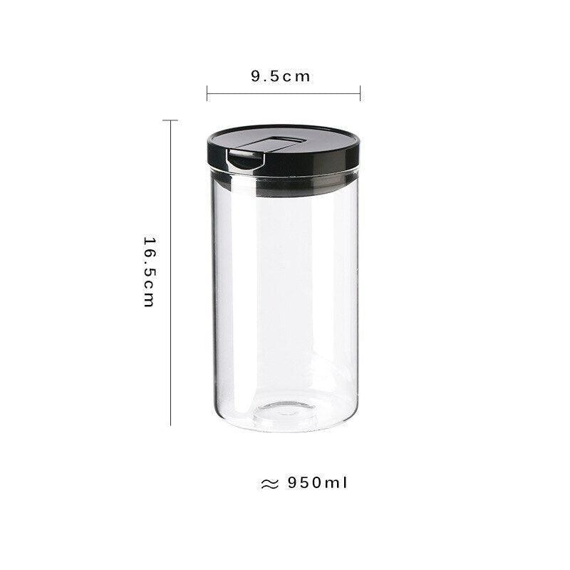 Lisslune | Moisture-proof Glass Grain Container