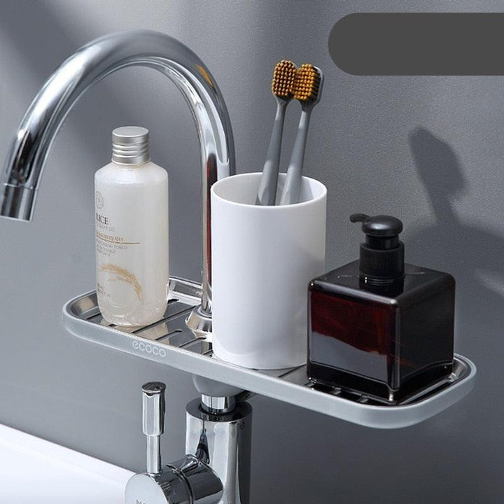 Lisslune | Versatile sponge and soap organizer with efficient drainage