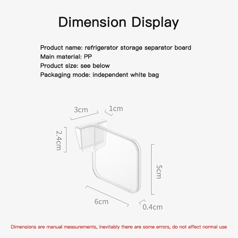 Lisslune | Refrigerator Storage Divider Board
