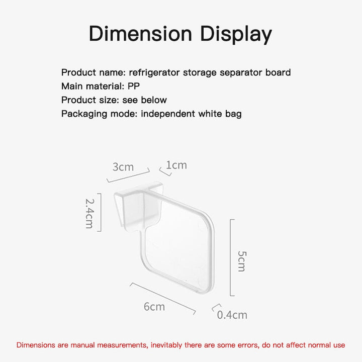 Lisslune | Refrigerator Storage Divider Board
