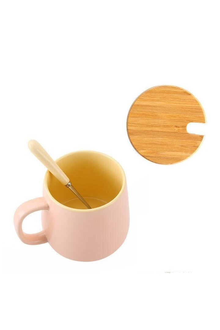 Lisslune | Ceramic mug with lid