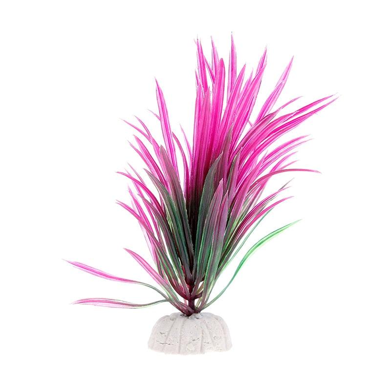 Lisslune | Vibrant Aquatic Plant Decoration Set with stable weighted base for thriving aquariums