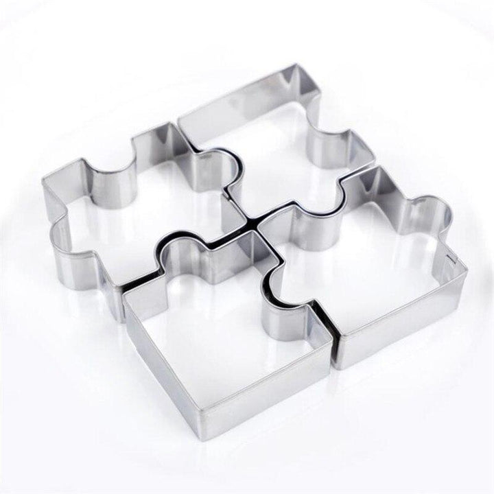 Lisslune | Puzzle Piece Cookie Cutter 4-piece Set