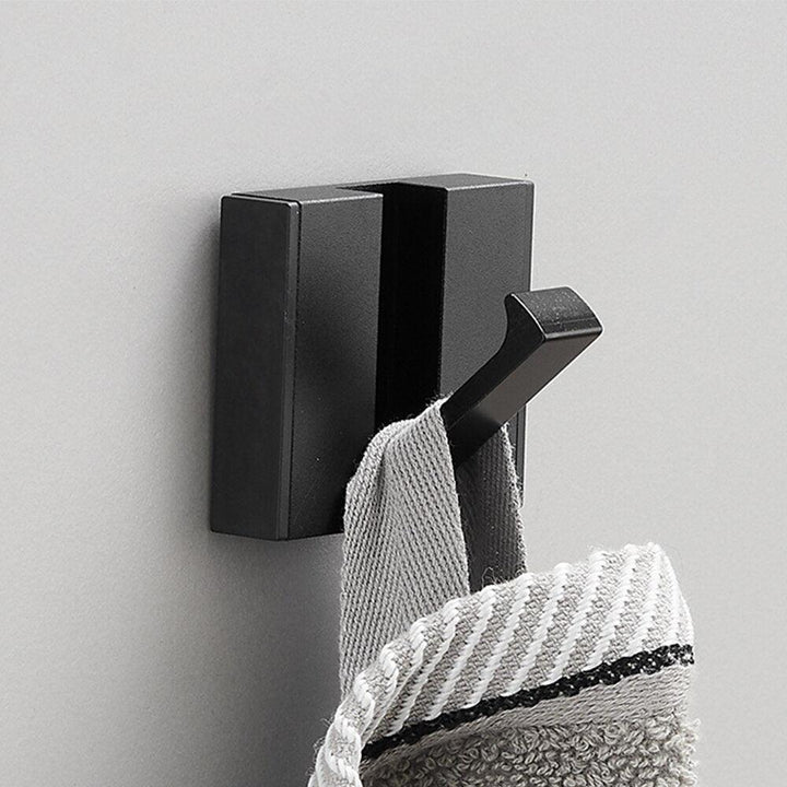 Lisslune | Modern Black Gold Compact Folding Towel Holder