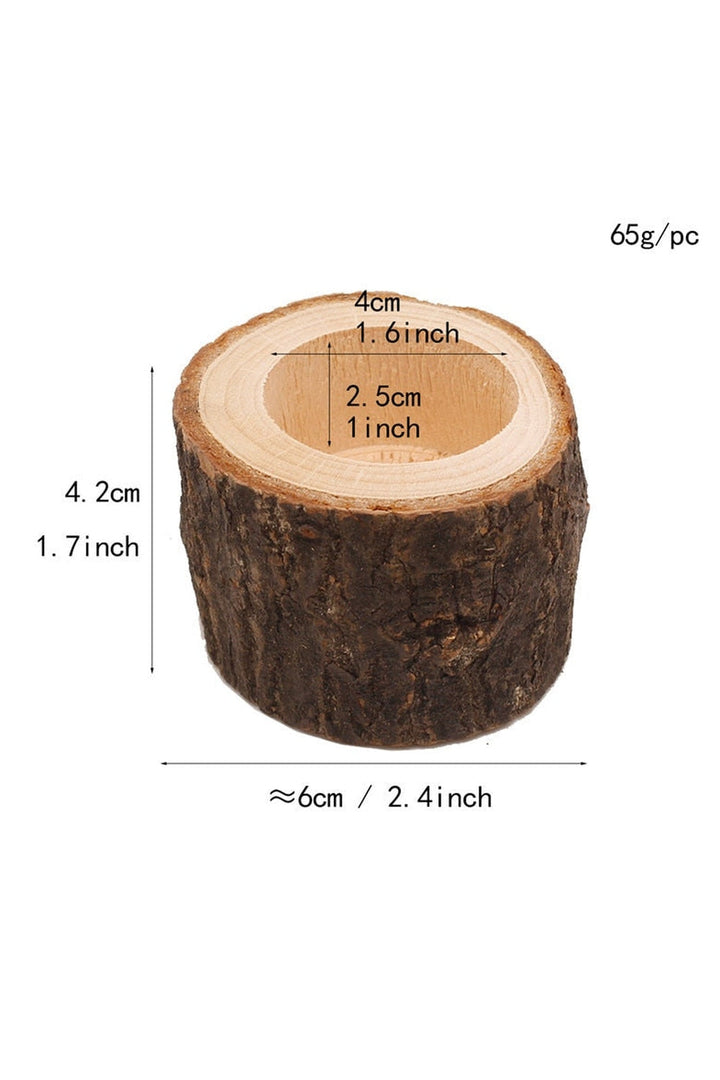 Lisslune | Wooden candle holder art