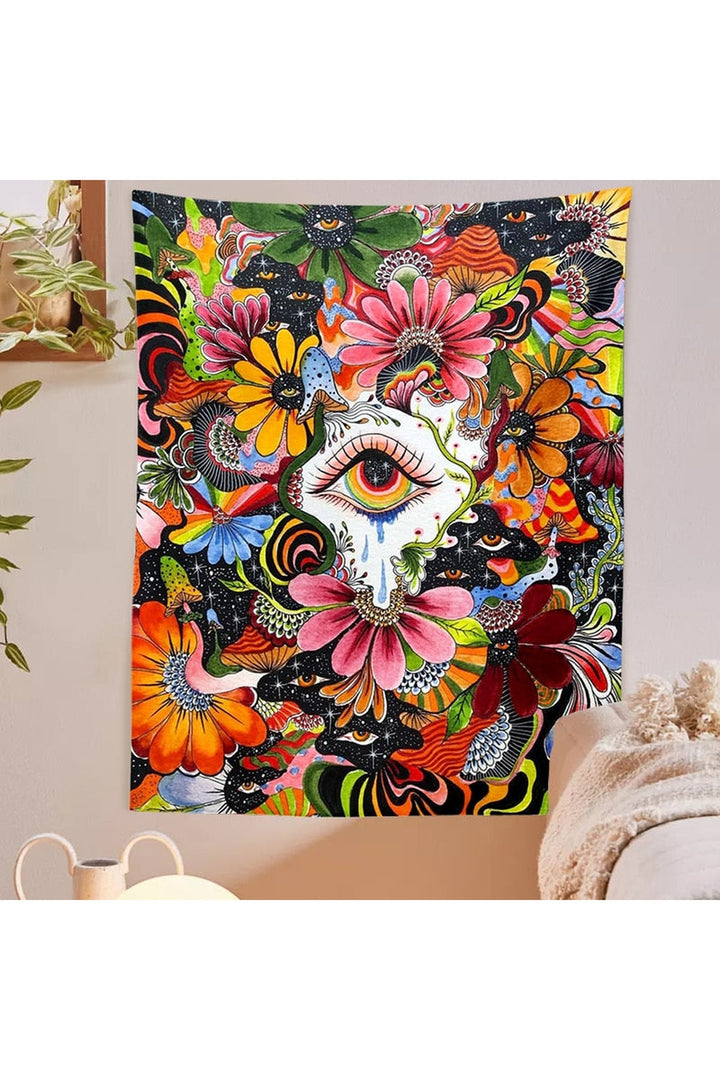 Lisslune | in Wonderland Psychedelic Tapestry