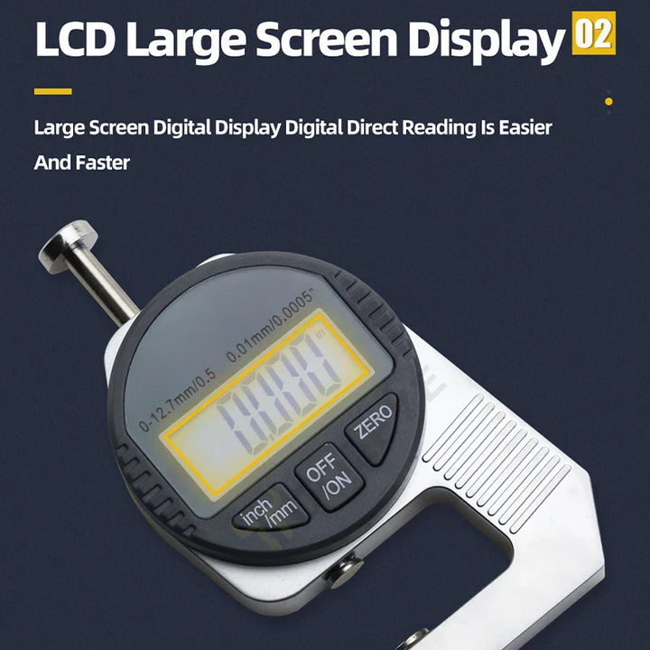 Lisslune | High-Sensitivity Digital Thickness Measuring Tool