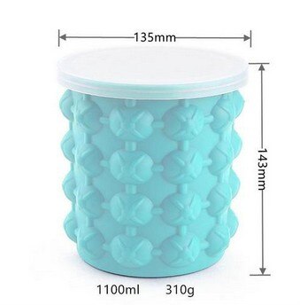 Lisslune | Silicone Bucket Fast Ice Maker