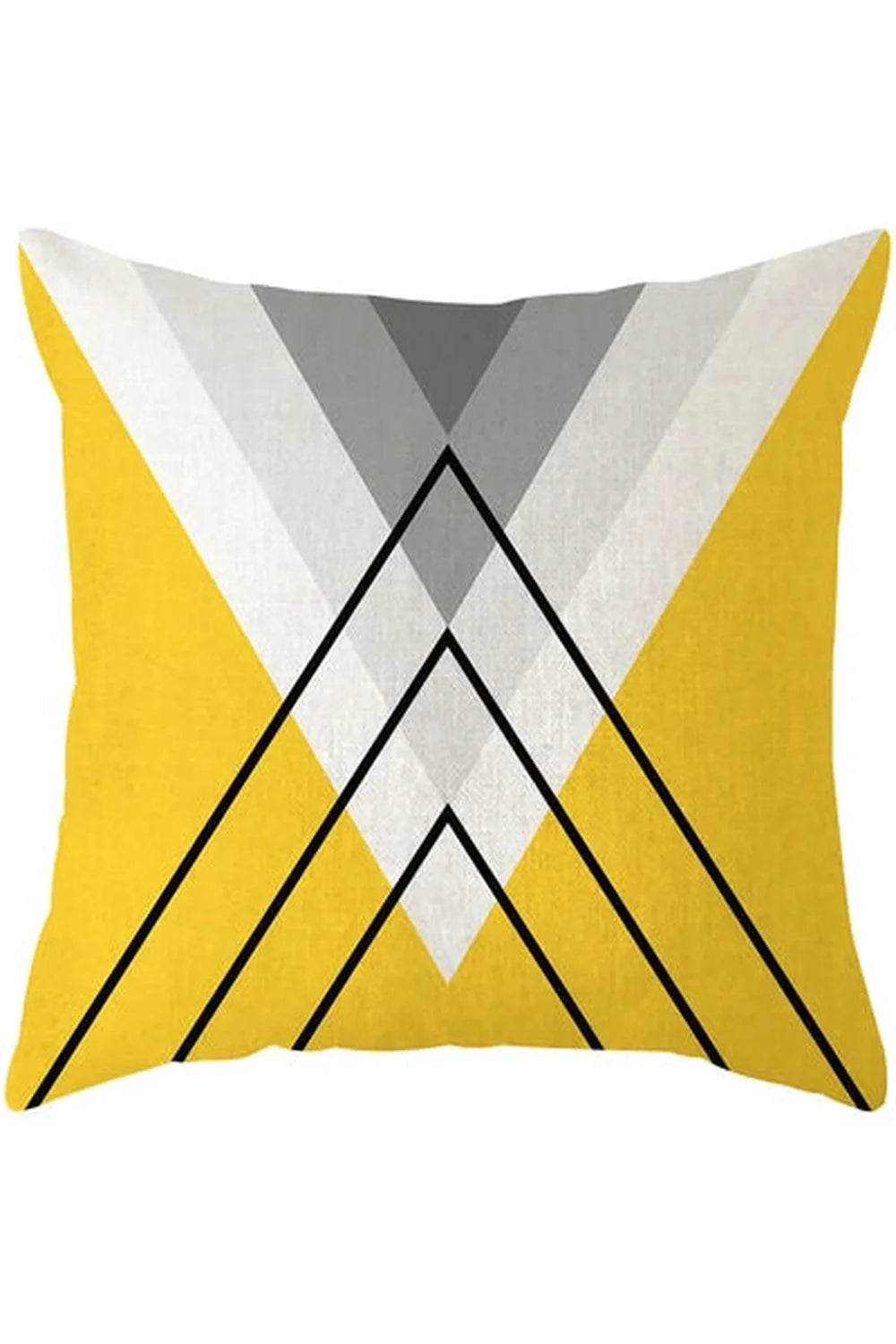 Lisslune | Yellow Deer Geometry Pillowcase