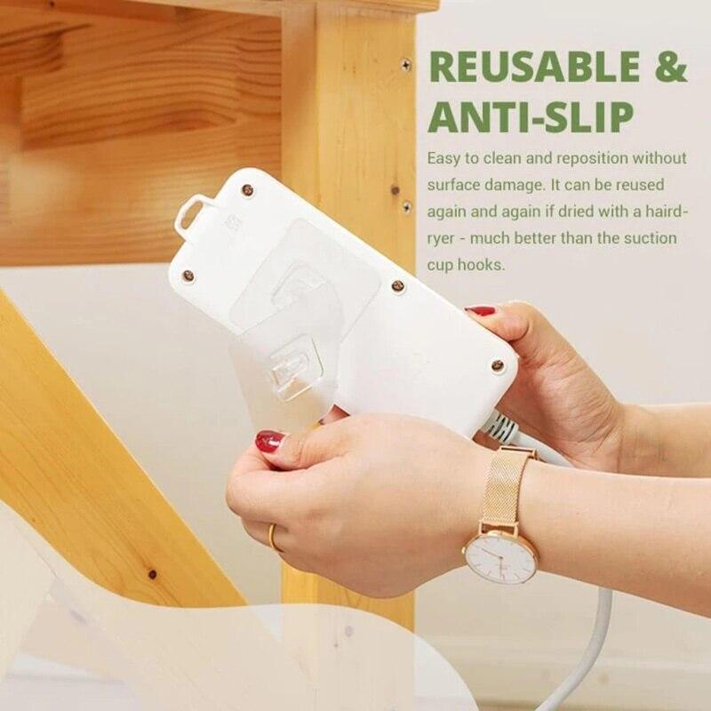 Lisslune | Double-sided self-adhesive wall hooks