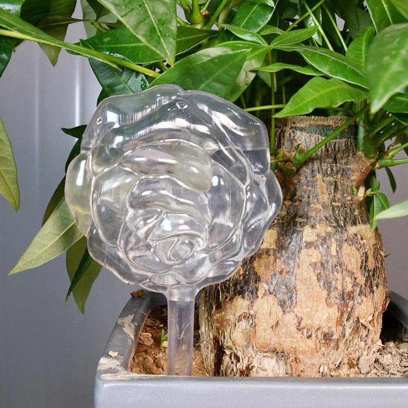 Lisslune | Transparent automatic drip irrigation system for the care of houseplants with water level indicator