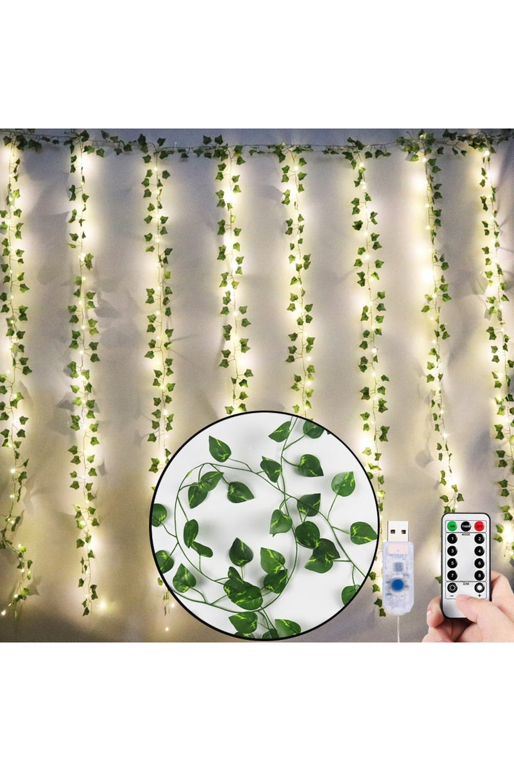 Lisslune | illuminated artificial ivy