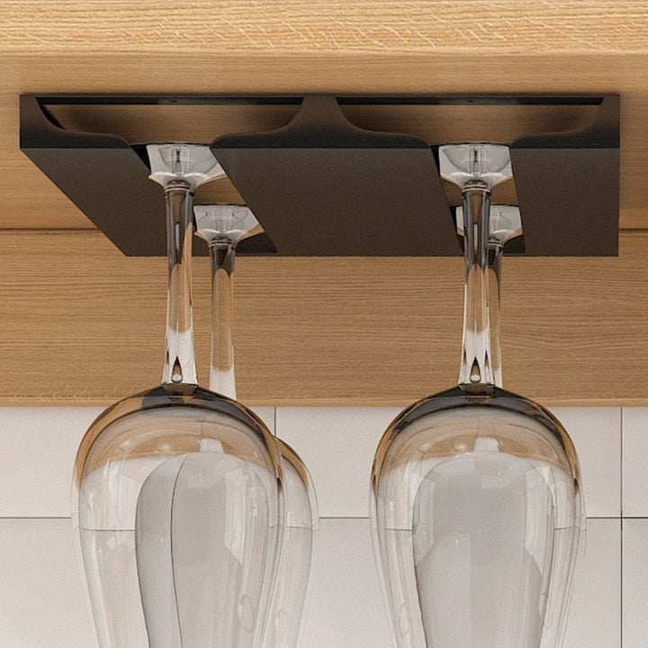 Lisslune | Under Cabinet Glass Organizer Rack