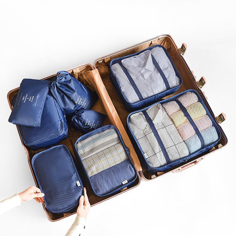 Lisslune | Travel Smart: versatile 8/6/1-piece organizer set for effortless packing
