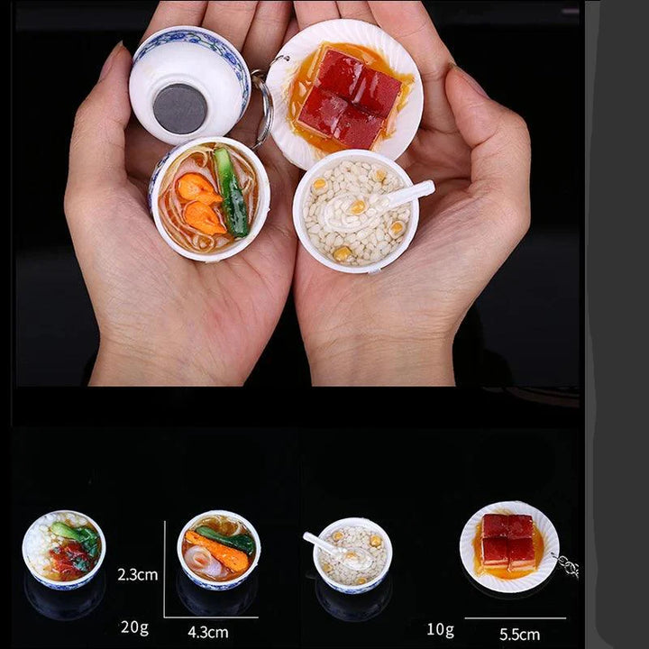 Lisslune | Enchanting Mini Chinese Cuisine Bowl Playset - Cute Decorative Items for Children and Home