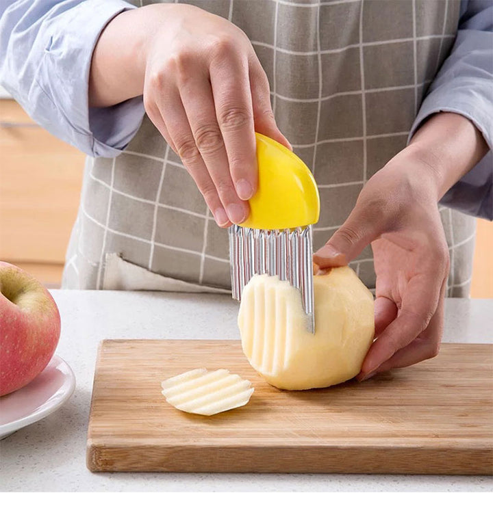 Lisslune | Speed Cut Wrinkle Manual Potato Chips Slicer