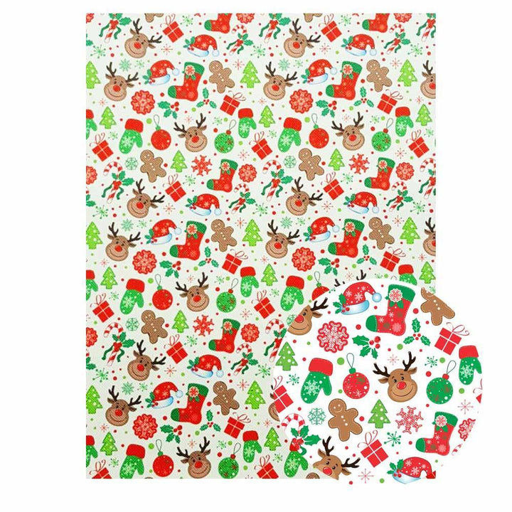 Lisslune | Christmas bow leather crafting sheets for creative holiday projects