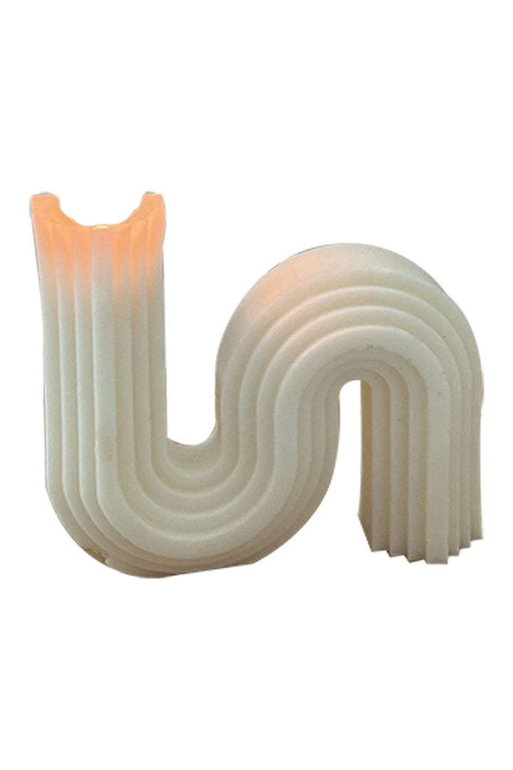 Lisslune | geometric wax candle