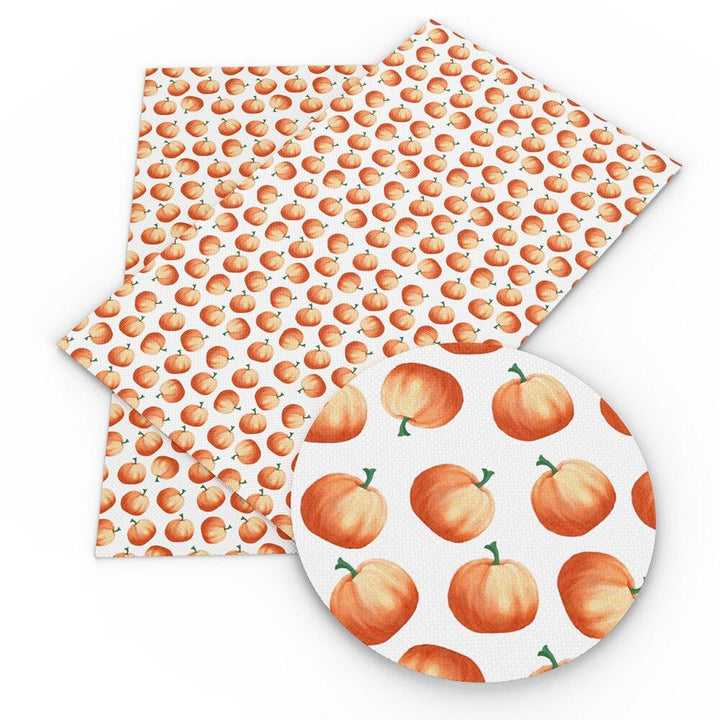 Lisslune | Autumn-inspired Leaf Pattern Synthetic Leather Craft Fabric for DIY and Upholstery
