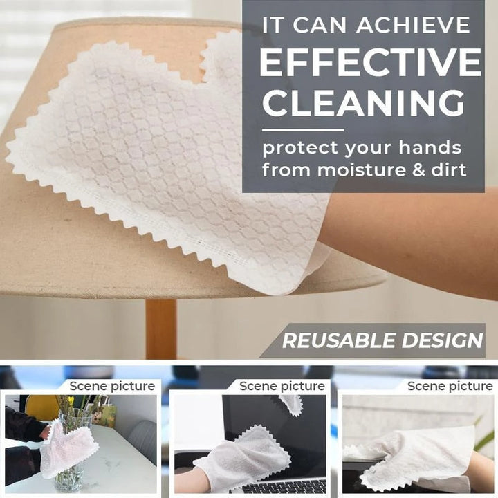 Lisslune | 10Pcs Reusable Microfiber Dust Cleaning Gloves